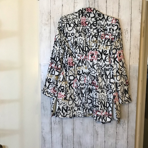 FORWEAR NEW YORK GRAFFITI Print Jacket Blazer - Picture 9 of 14